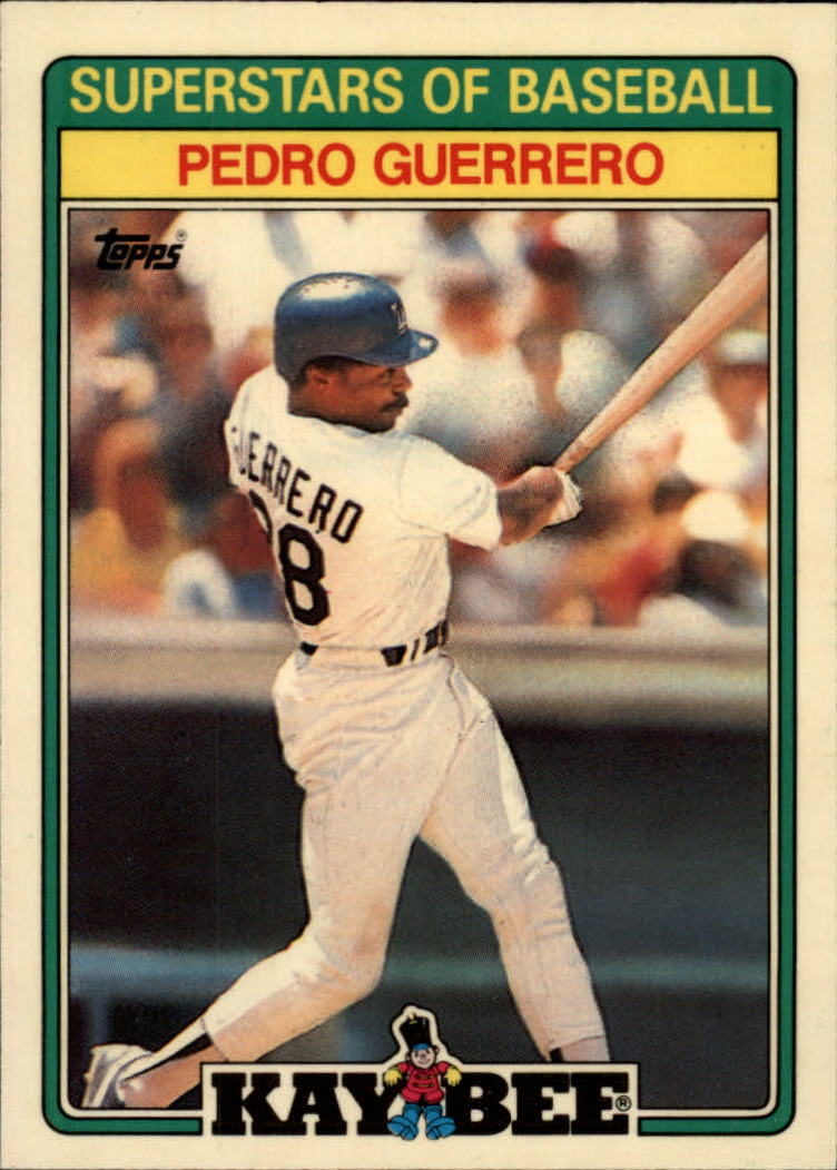 1988 Kay-Bee Baseball Cards    012      Pedro Guerrero